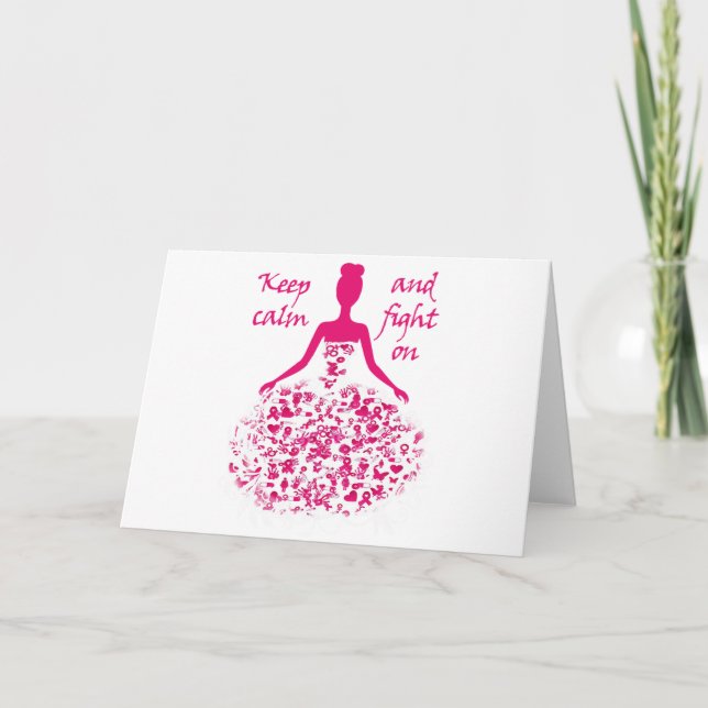 Tarjeta cáncer de mama (Anverso)