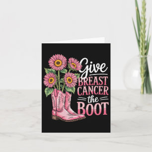 Tarjeta Cáncer de Mama Apoyo Funny