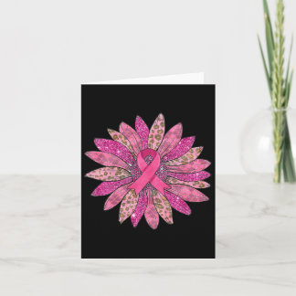 Tarjeta Cáncer De Mama Cáncer De Girasol Sensibilización S