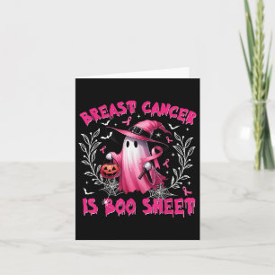 Tarjeta Cáncer De Mama Es Una Hoja De Bote De Cáncer De Ma