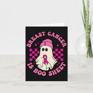 Tarjeta Cáncer De Mama Es Una Hoja De Bote De Cáncer De Ma