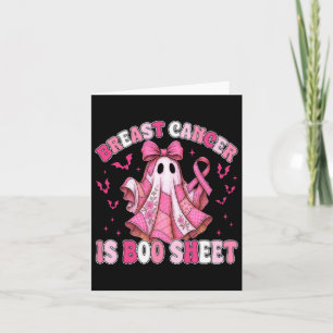 Tarjeta Cáncer De Mama Es Una Hoja De Bote De Cáncer De Ma