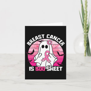 Tarjeta Cáncer De Mama Es Una Hoja De Bote De Cáncer De Ma
