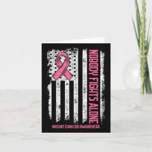 Tarjeta Cáncer de Mama: Nadie lucha solo contra el cáncer 