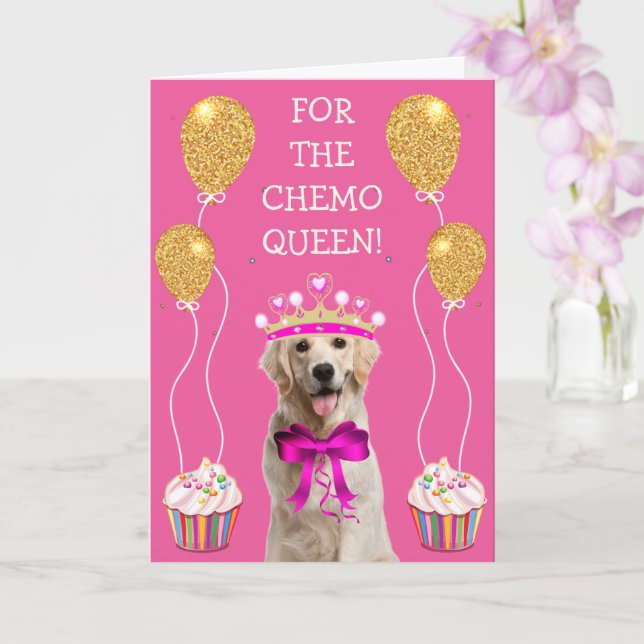 Tarjeta Cáncer de Mama Quimio Adorable  (Orquídea)