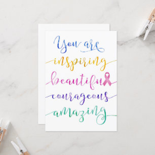 Tarjeta Cáncer de mama: recuerda quién eres