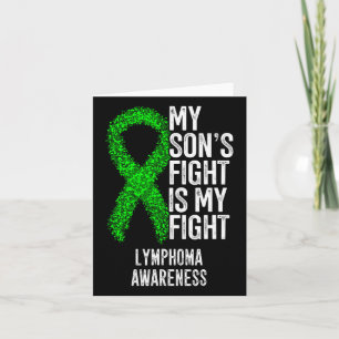 Tarjeta Cáncer de sangre La lucha de mi hijo es mi linfoma