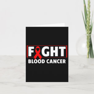Tarjeta Cáncer de sangre - Lucha contra el Cáncer de Sangr