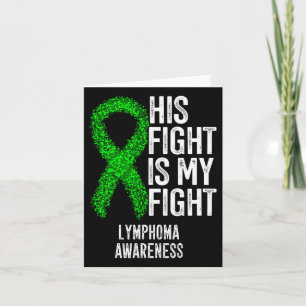 Tarjeta Cáncer de sangre Su Lucha Es Mi Linfoma De Lucha A