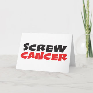Tarjeta Cáncer de tornillo