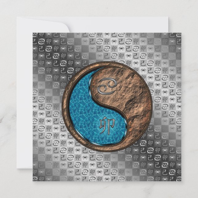 Tarjeta Cancer & Earth Rabbit (Anverso)