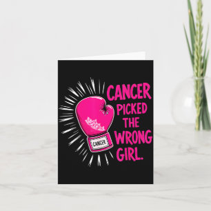 Tarjeta Cáncer eligió a la chica equivocada Cáncer de mama