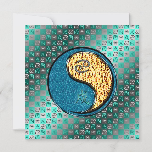 Tarjeta Cancer & Fire Dog (Anverso)