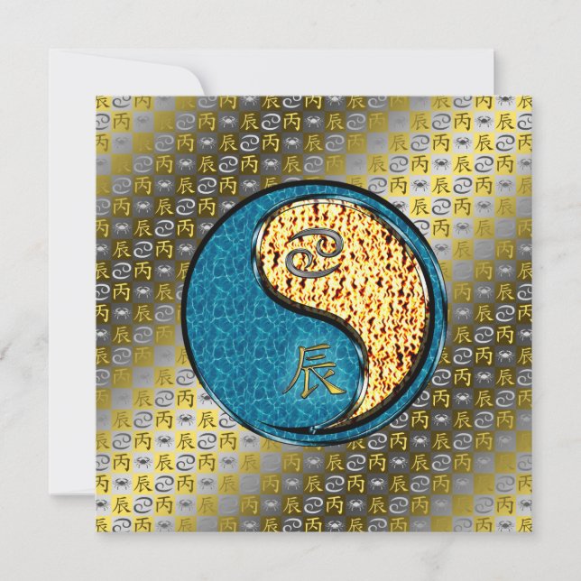 Tarjeta Cancer & Fire Dragon (Anverso)