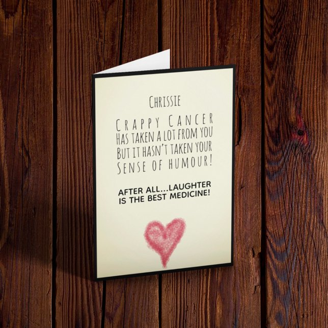 Tarjeta Cáncer horrible personalizable (Subido por el creador)