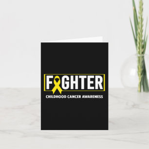 Tarjeta Cáncer infantil - Concienciación sobre el cáncer i