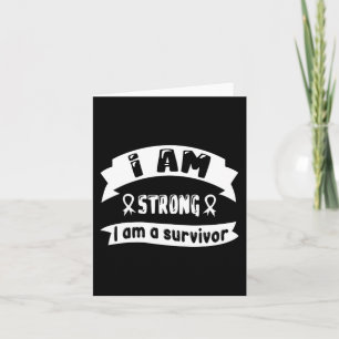 Tarjeta Cáncer Pancreático Soy Fuerte Soy Sobreviviente