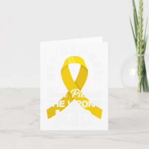 Tarjeta Cáncer Que Has Recogido El Cáncer Infantil Equivoc