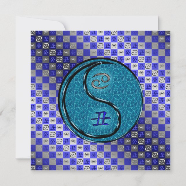 Tarjeta Cancer & Water Ox (Anverso)