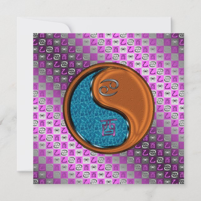 Tarjeta Cancer & Wood Rooster (Anverso)