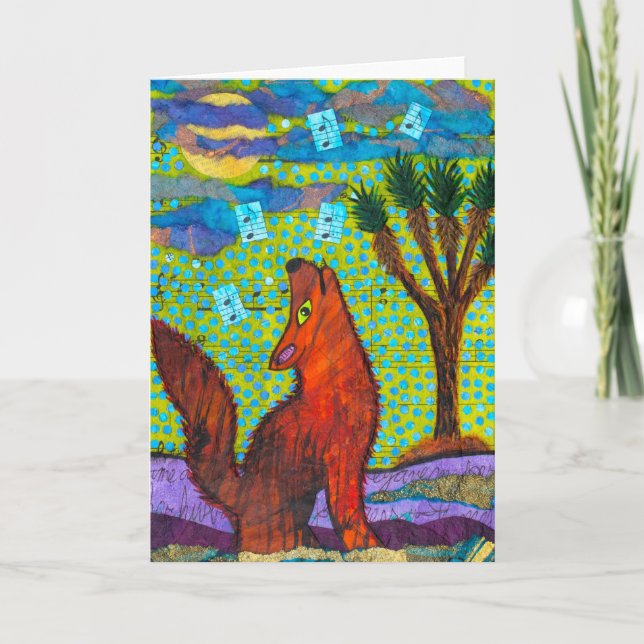 Tarjeta Canción de Coyote (Anverso)