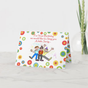 Tarjeta Canción de cumpleaños