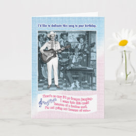 Tarjeta Canción de cumpleaños del Cordón Bungee