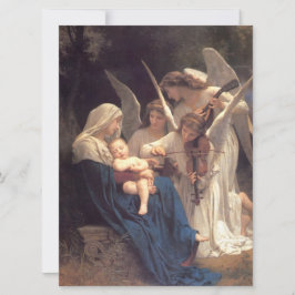 Tarjeta Canción de los ángeles (Arte de época)