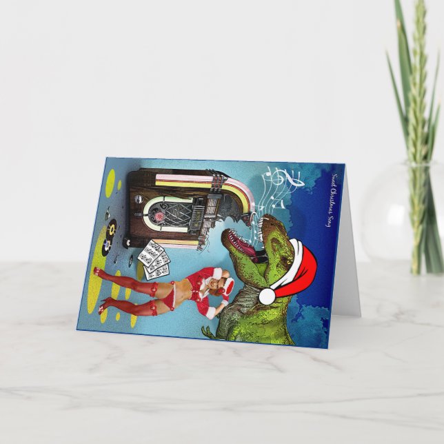 Tarjeta Canción de Navidades dulces (Anverso)