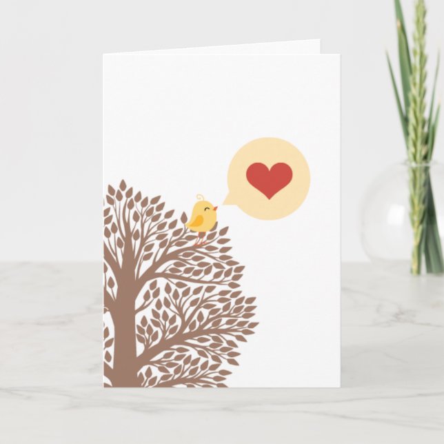 Tarjeta Canción del corazón (Anverso)
