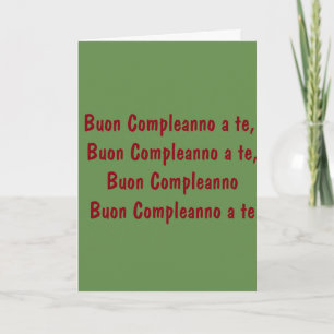 TARJETA ***CANCIÓN ITALIANA*** DE CUMPLEAÑOS PARA "TU AMIG