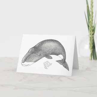 Tarjeta canciones de la ballena