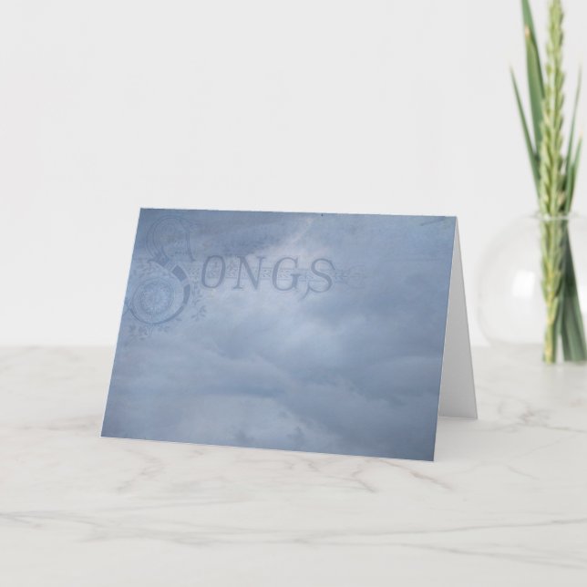 Tarjeta Canciones en la nube (Anverso)