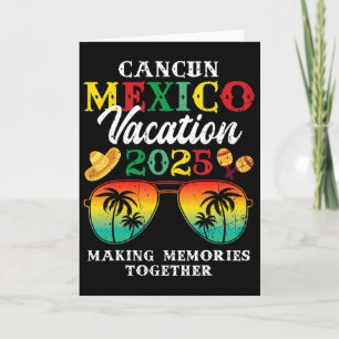 Tarjeta Cancun México Vacaciones 2025 Viaje Playa Combinac