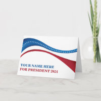 Candidato a presidente para elección de personaliz