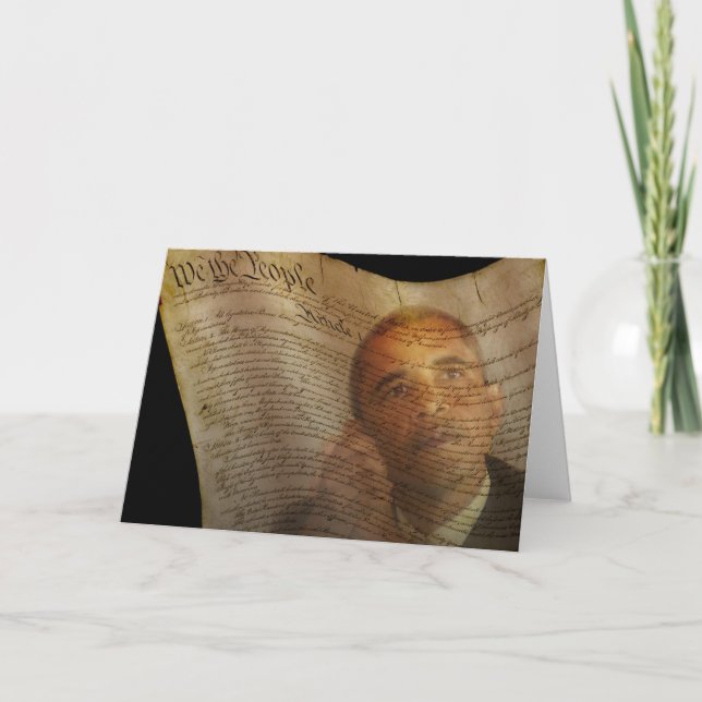 Tarjeta Candidato demócrata presidencial, presidente de Es (Anverso)