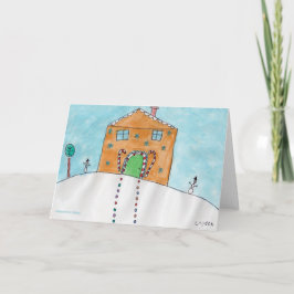 Tarjeta Candy Cane Cottage - KidsArt for CHOC