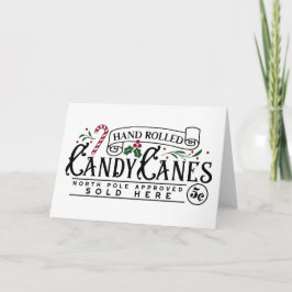 Tarjeta Candy Canes