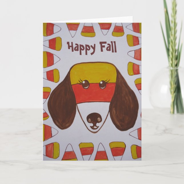 Tarjeta Candy Corn (Anverso)