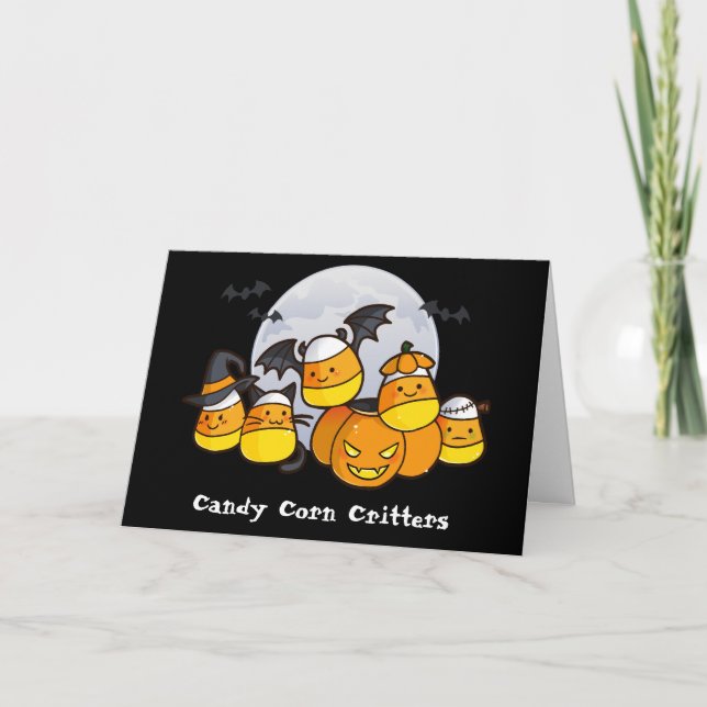 Tarjeta Candy Corn Critters (Anverso)