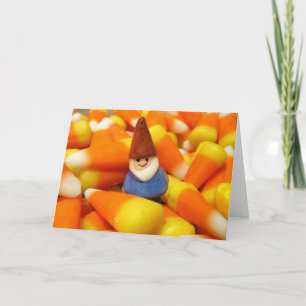 Tarjeta Candy Corn Gnome