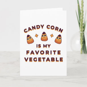 Tarjeta Candy Corn Halloween