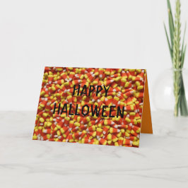TARJETA CANDY CORN HALLOWEEN