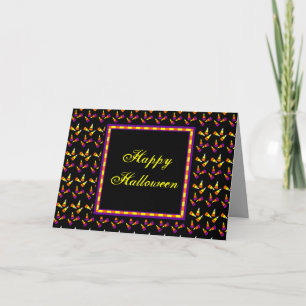 Tarjeta Candy Corn Personalizado Feliz Halloween