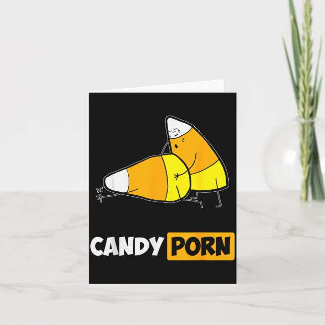 Tarjeta Candy Funny Halloween Men Gift  (Anverso)