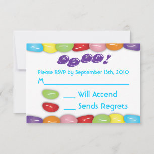 Tarjeta Candy RSVP