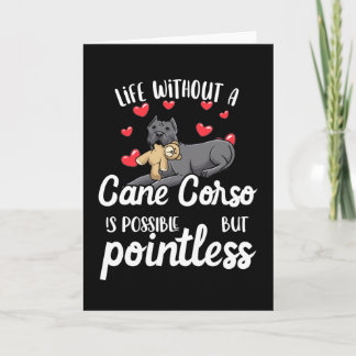 Tarjeta Cane Corso Italiano
