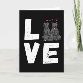 Tarjeta Cane Corso Italiano