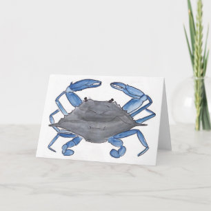 Tarjeta Cangrejo azul