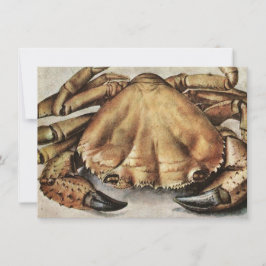 Tarjeta Cangrejo (Creatura bajo el mar) (de Albrecht Durer